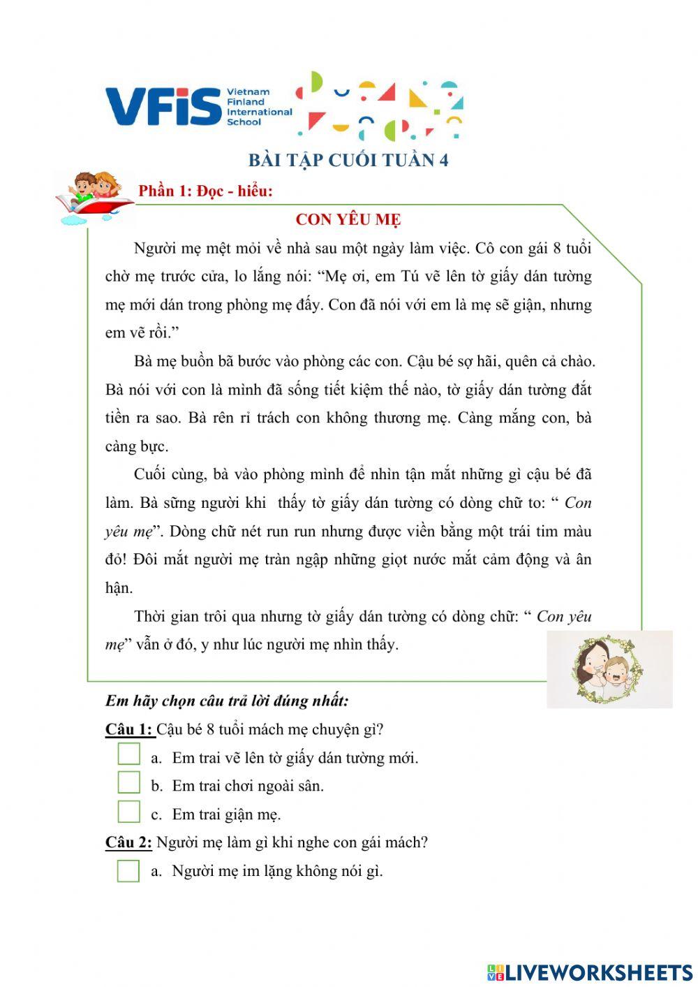 Bài tập cuối tuần 4