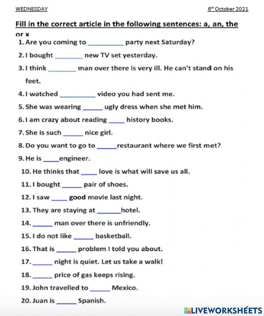 WEDNESDAY 6 OCT 2021 year 3