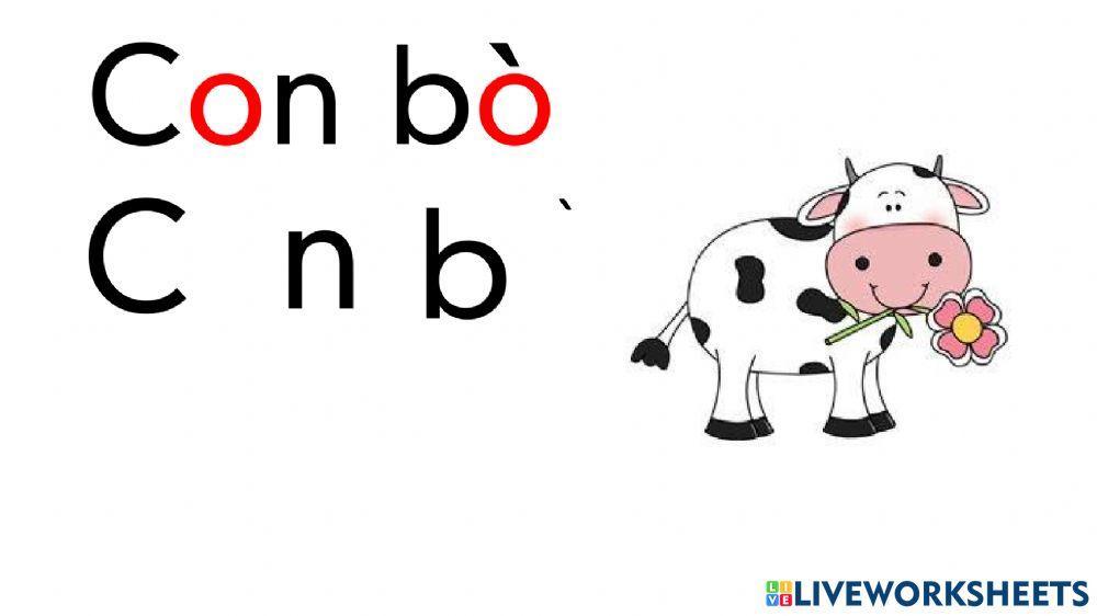 Lam quen chu viet Chu O