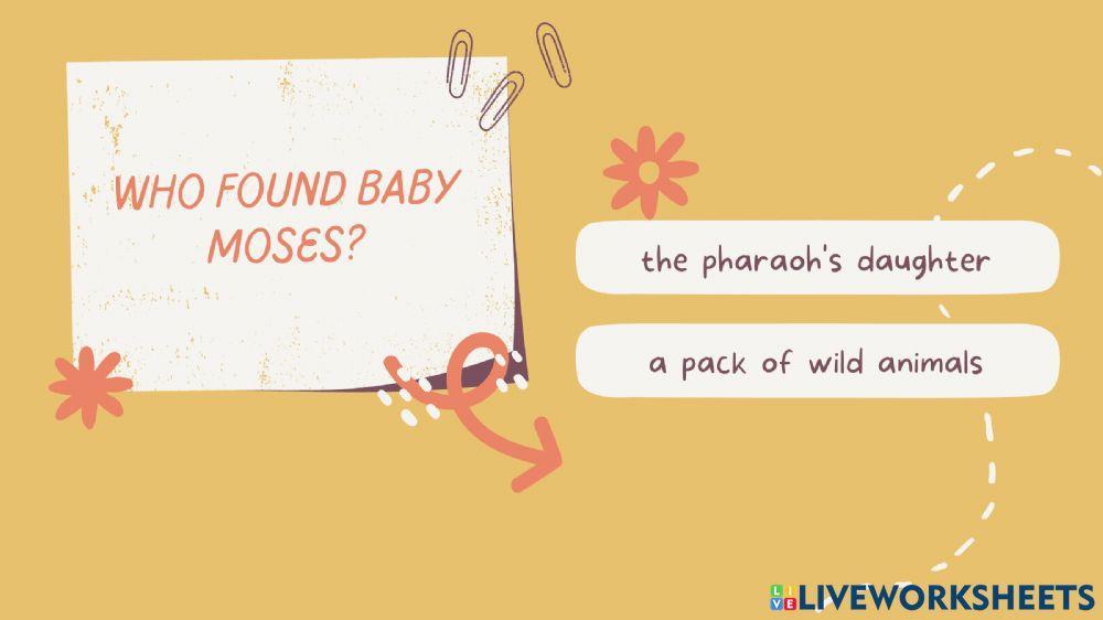 Kids Bible Study (Moses)