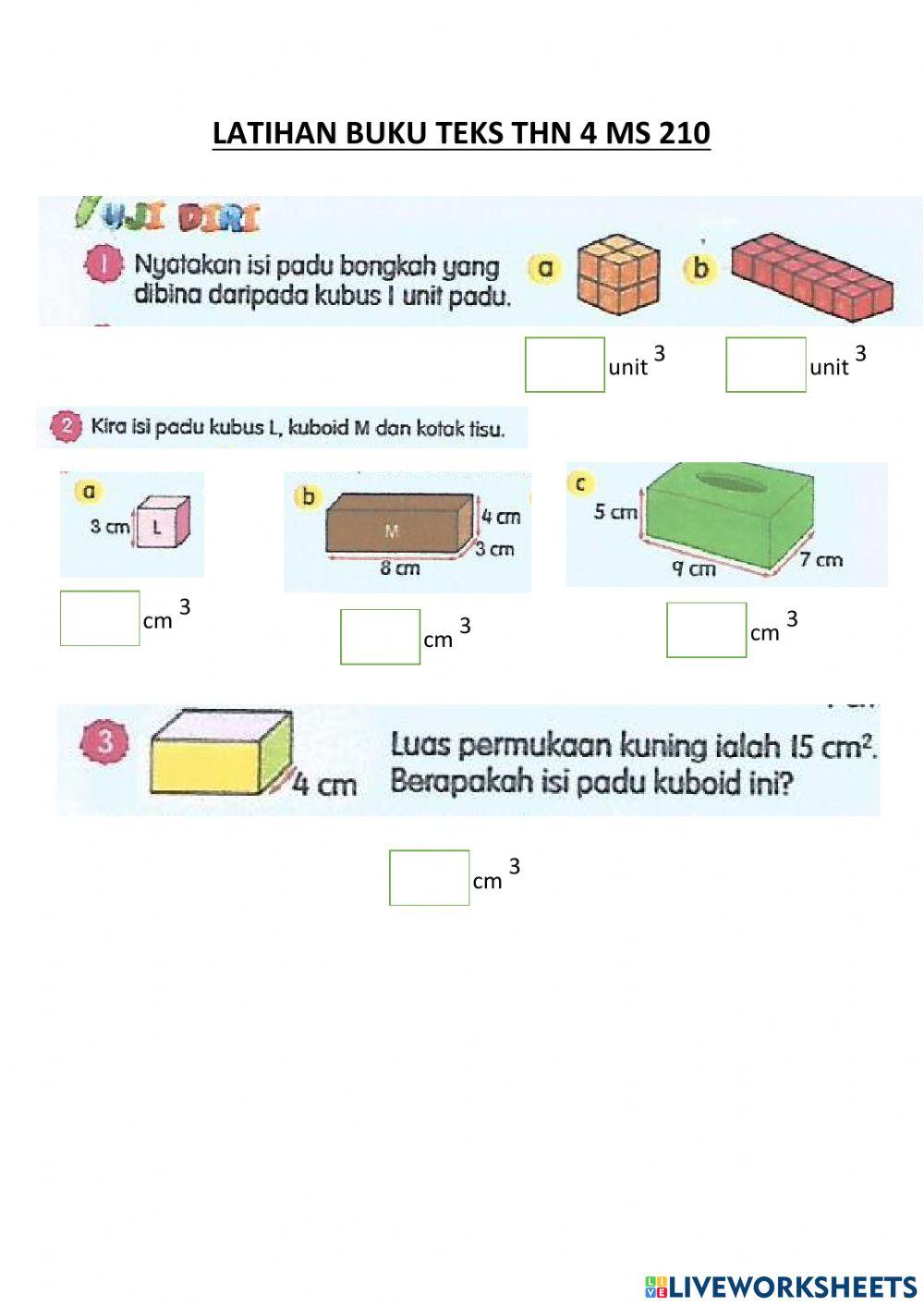 Isipadu pepejal thn 4