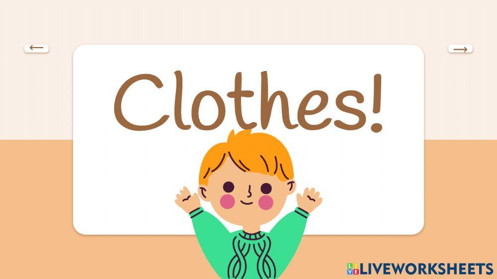 Clothing Flashcards