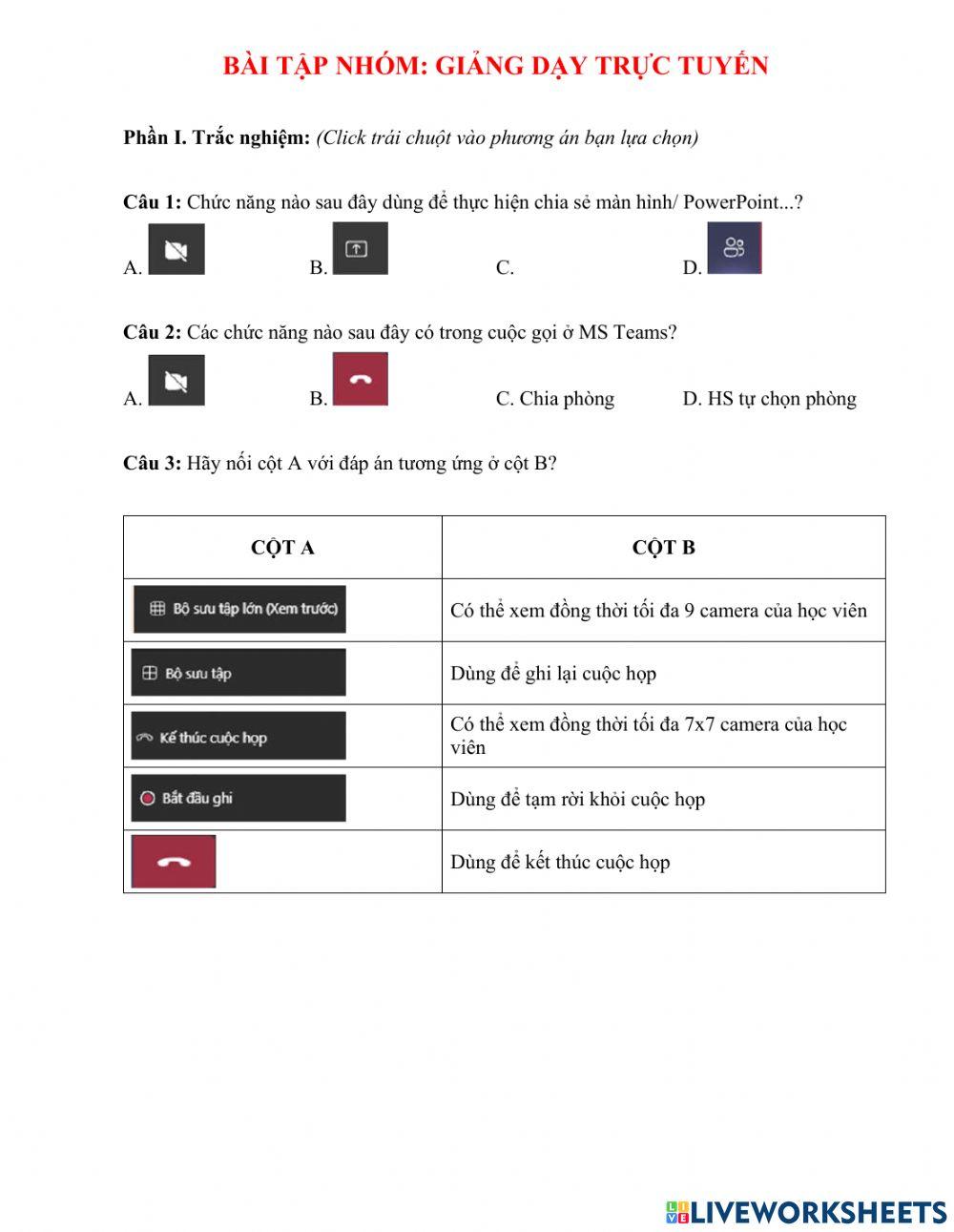 Tập huấn MS Teams