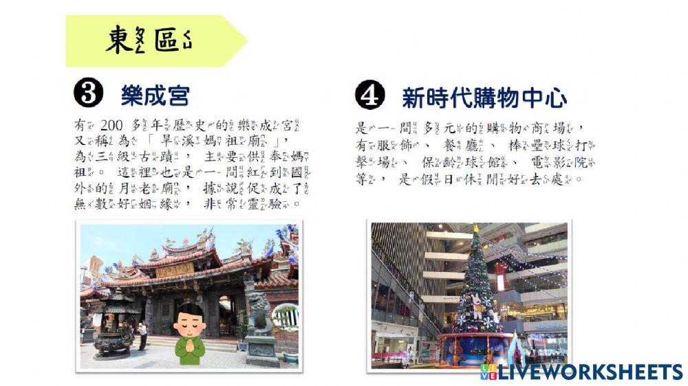 認識台中市東區+南區景點