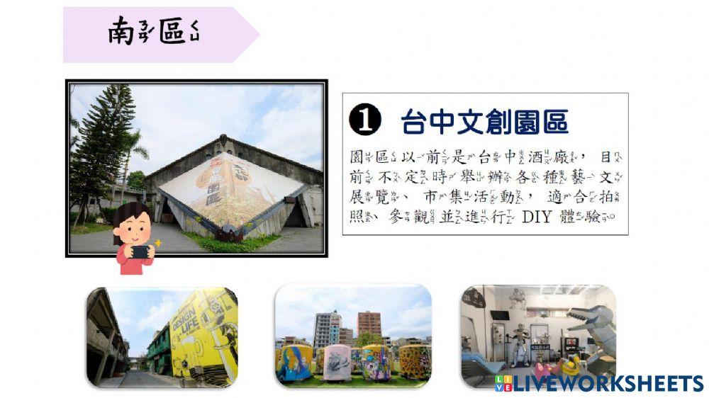 認識台中市東區+南區景點