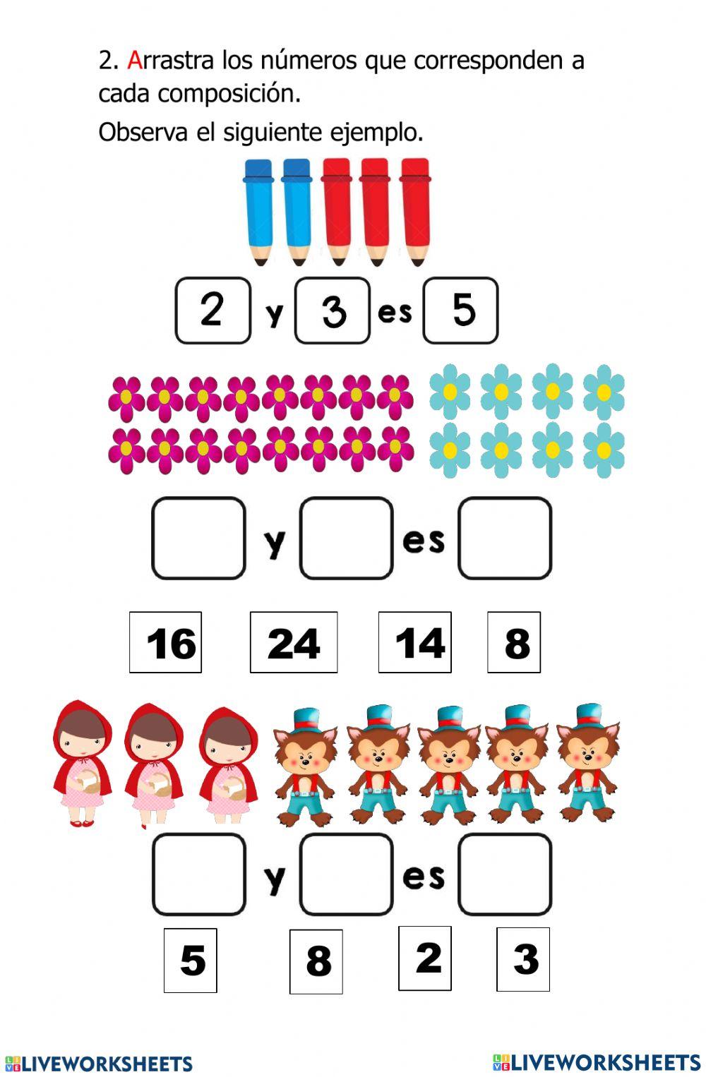 Composición y descomposición de números