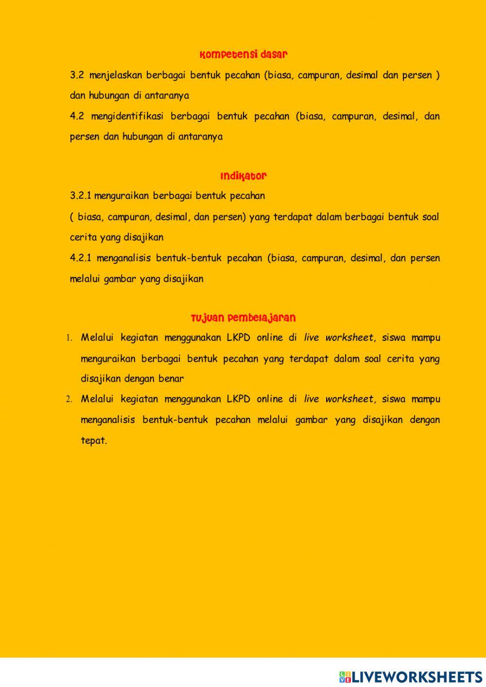 Pecahan Pecahan