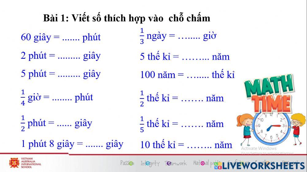 Tuần 4 - toán thứ 6- bài 1