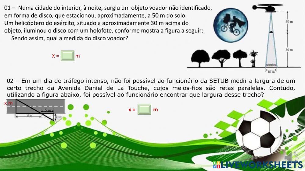 Semelhança de triângulos