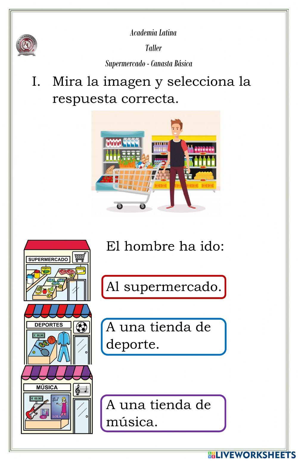 El supermercado.
