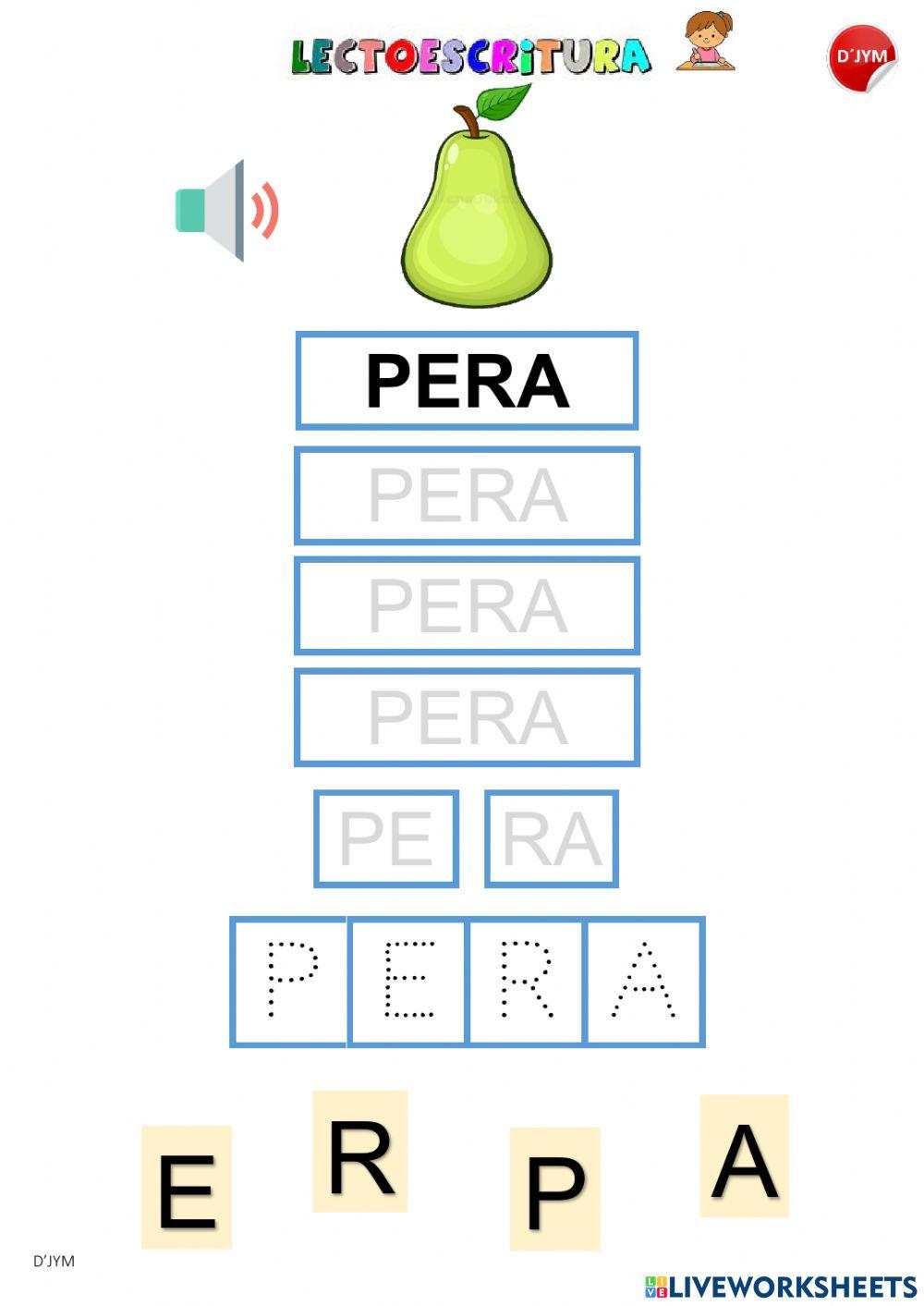 Frutas - lectura global