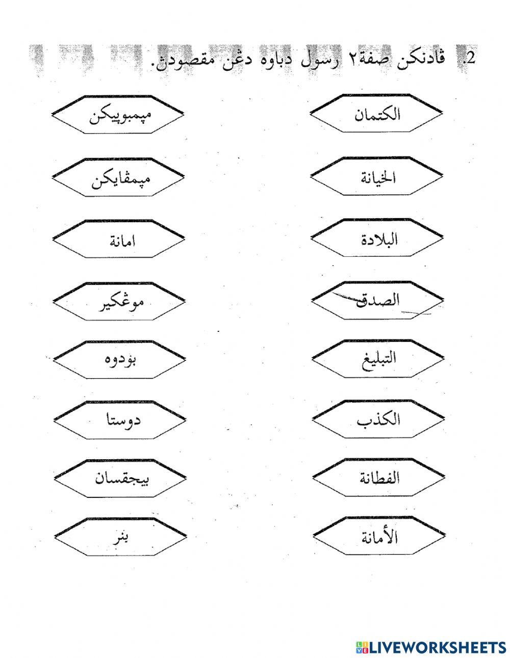 Sifat wajib dan mustahil bagi rasul