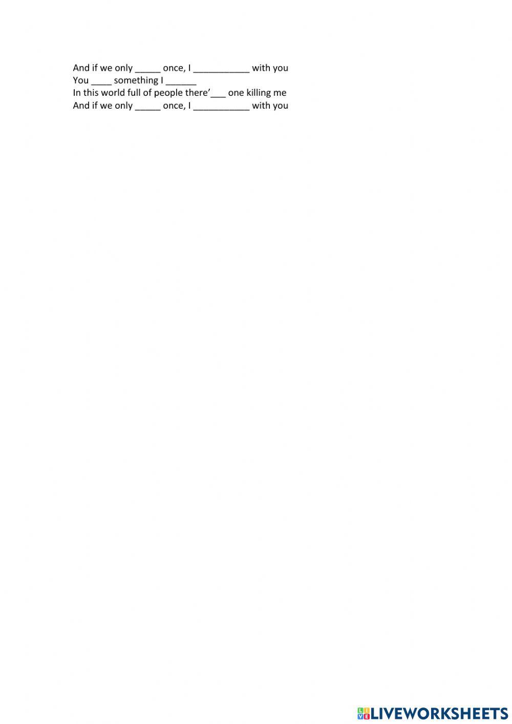 Simple past and present verbs practice