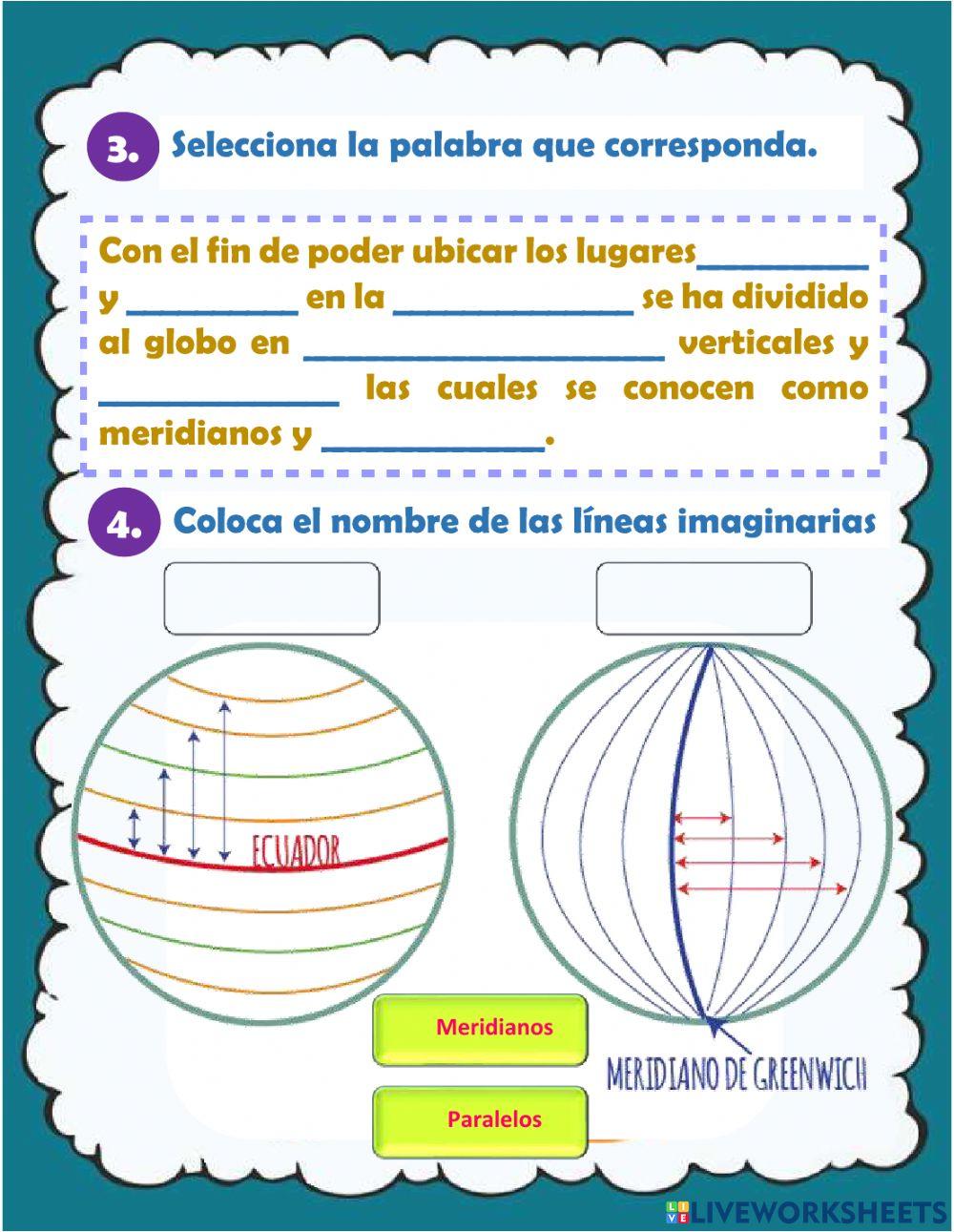5° Paralelos y Meridianos