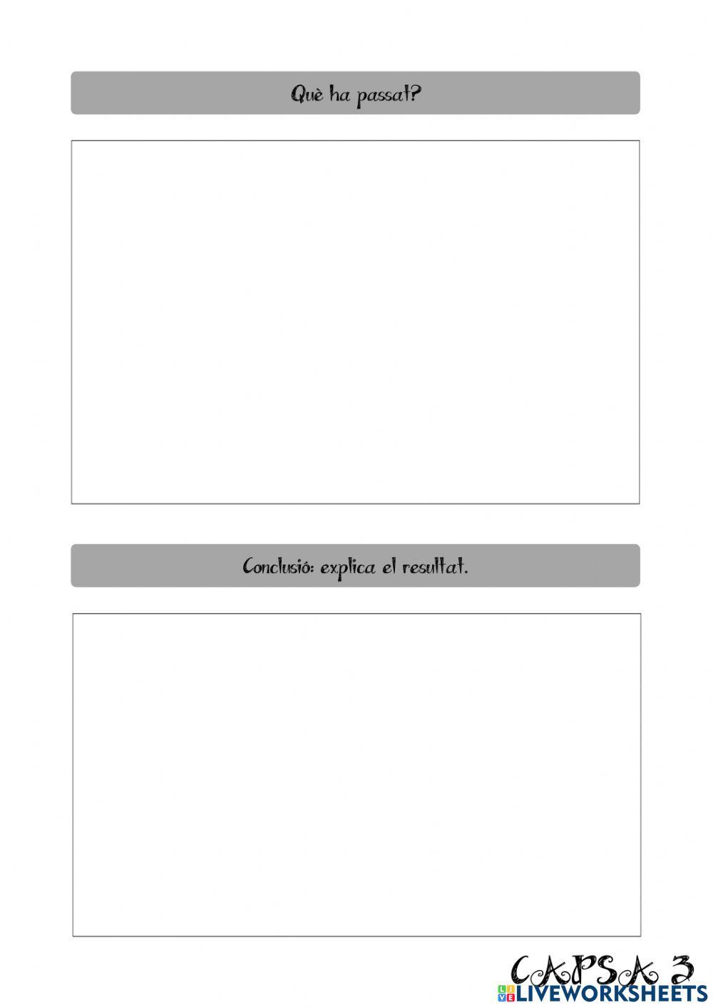 Capses d'investigació 6è: El negre és un color