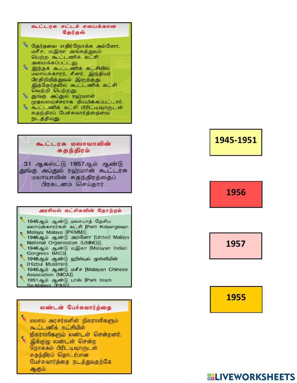 வரலாறு ஆண்டு 5-ஆசிரியர் திரு. த. அச்சுத நாயர்