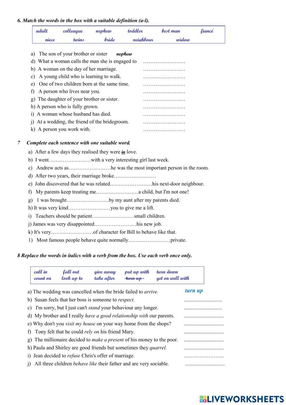 People and behaviour-character