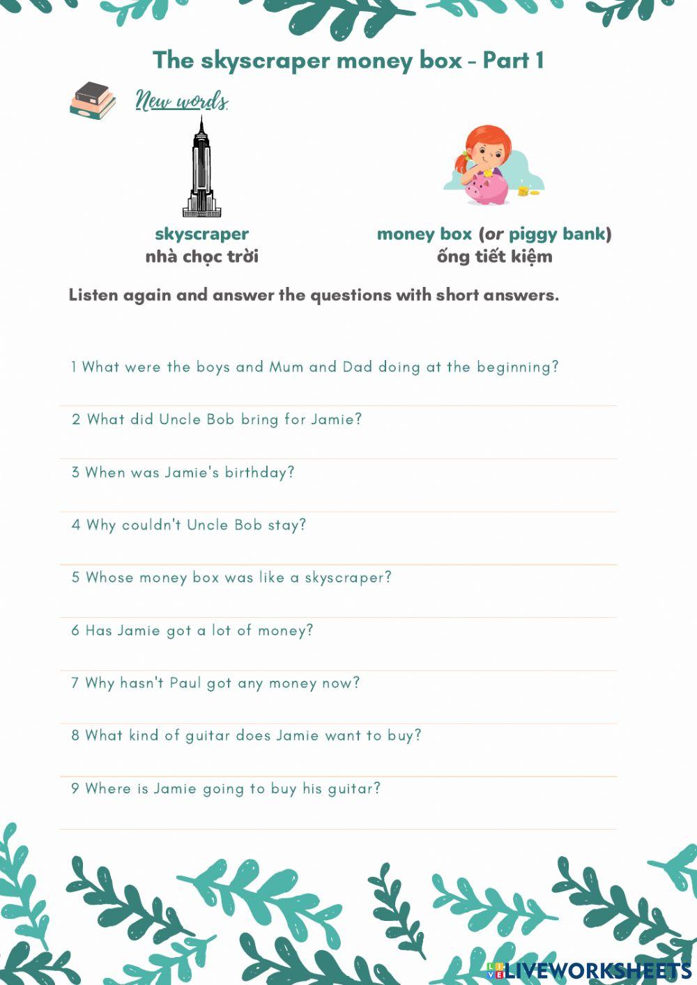 J5A Listening Unit 1