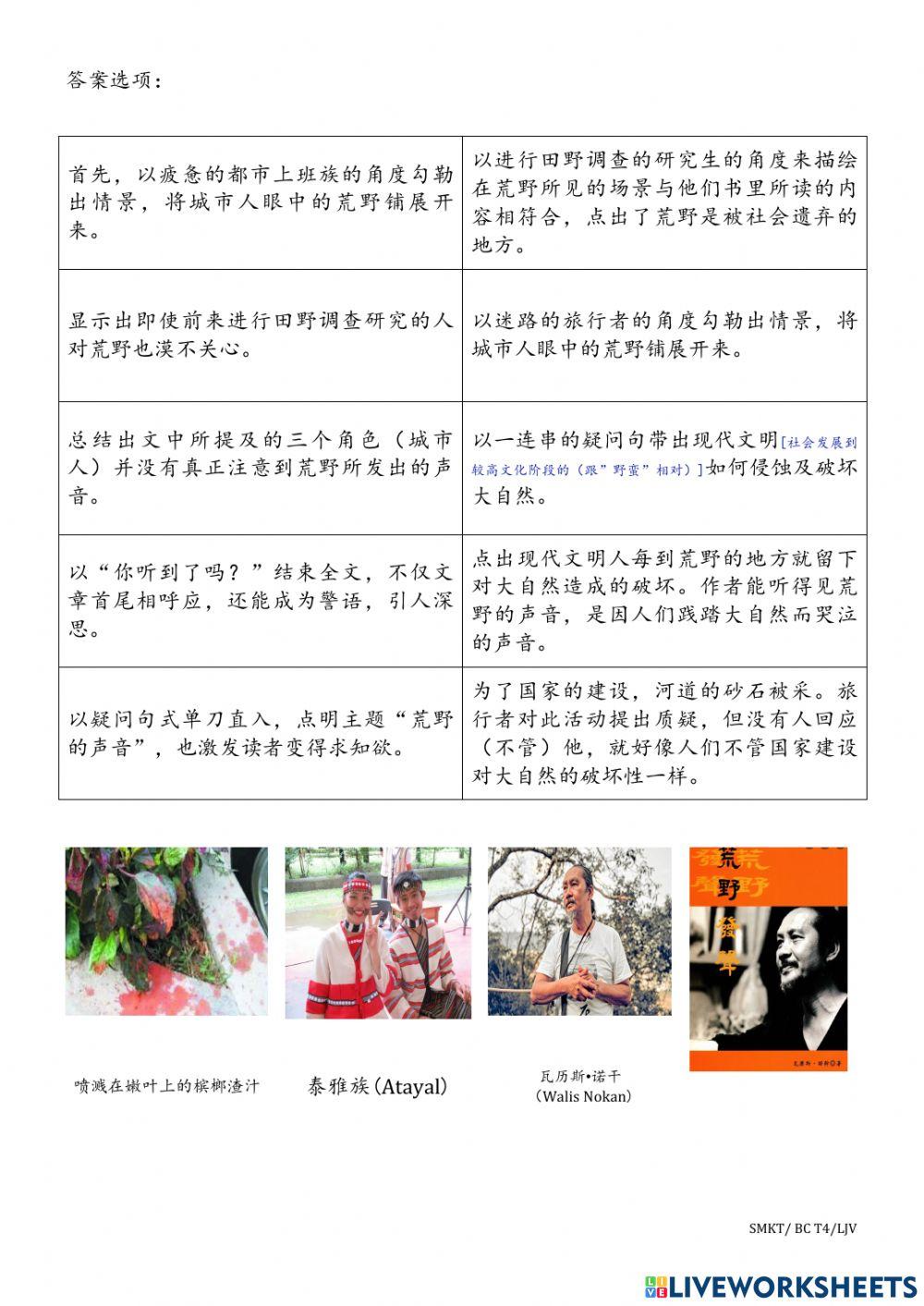 中四华文 《荒野发声》