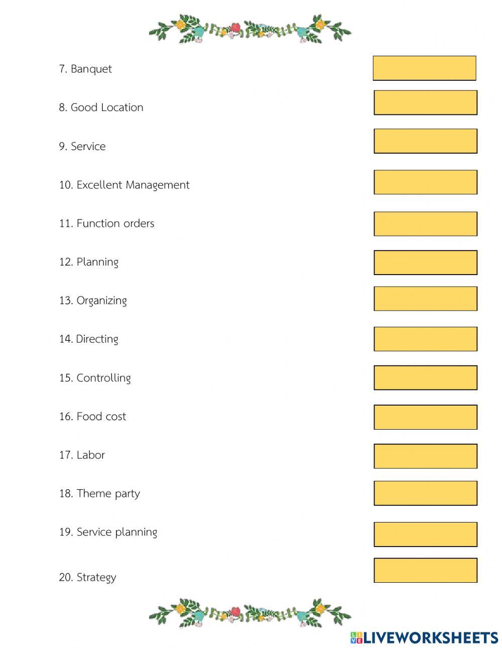 ตอนที่ 2 การจัดเลี้ยง