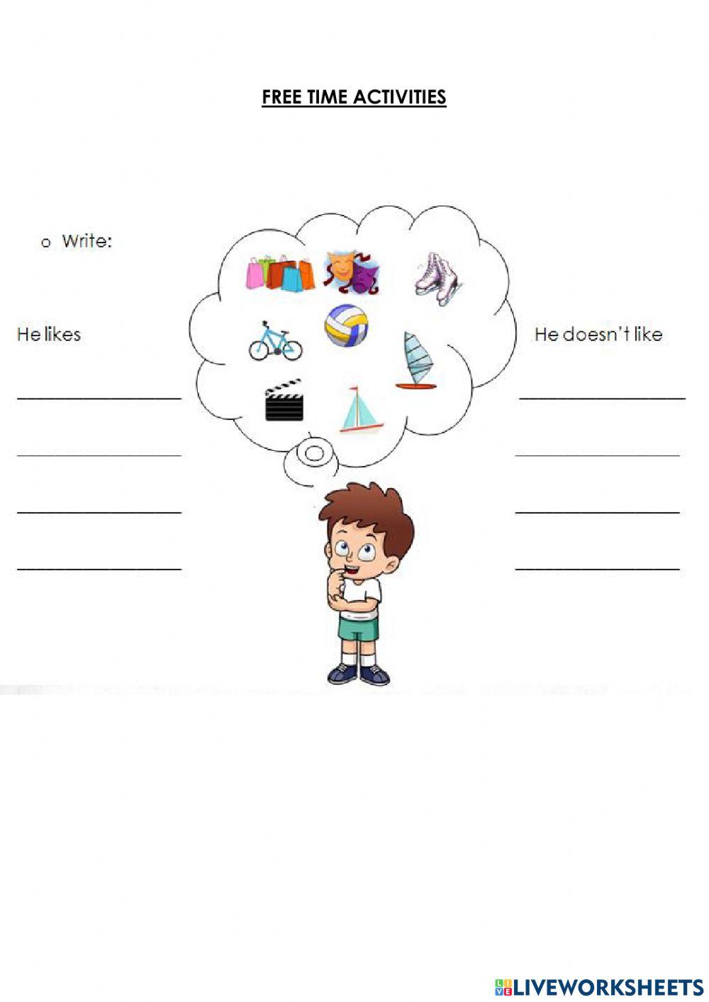 listening-free-time-activities-activity-live-worksheets