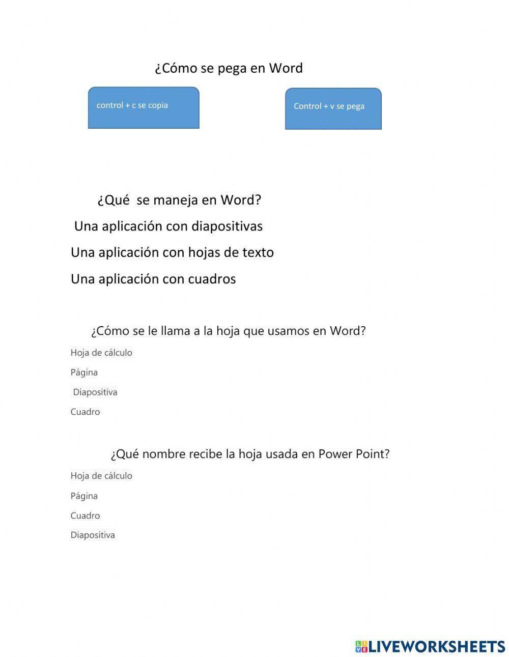 Exel,powerpoint y word
