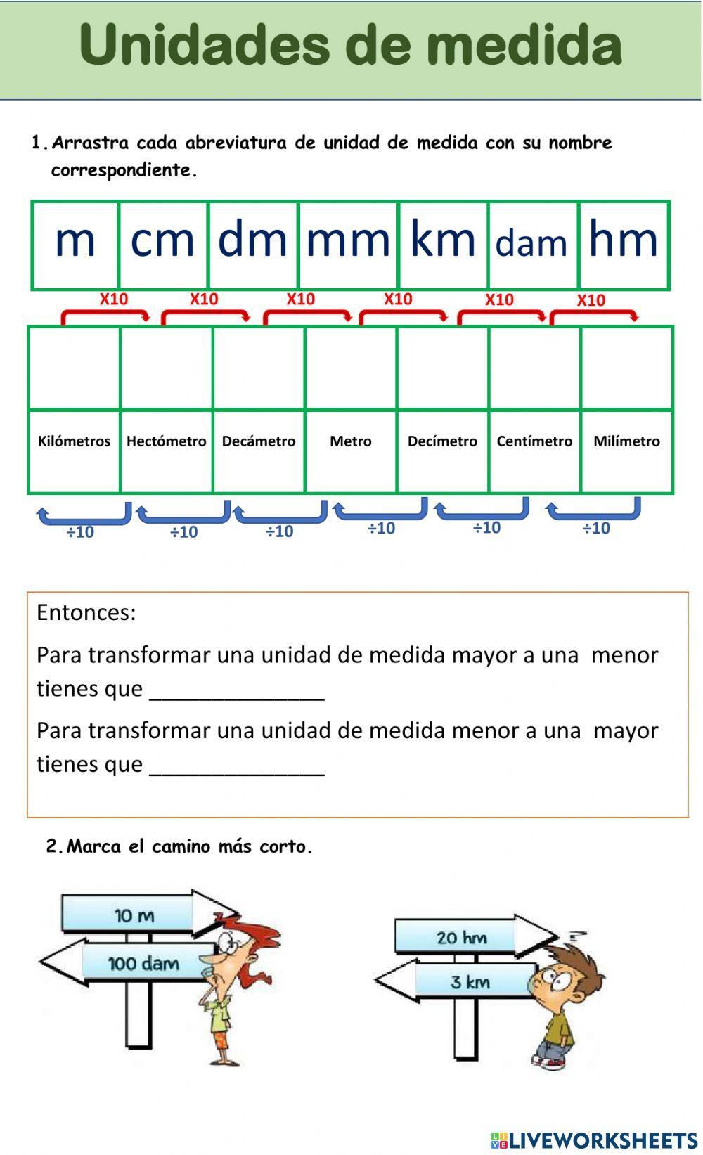 Conversion de unidades de medidas