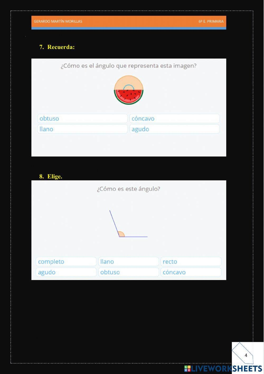 Geometría. Ficha 1.