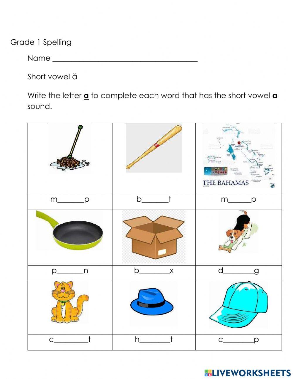Beginning Sound m,s,t and Short vowel a