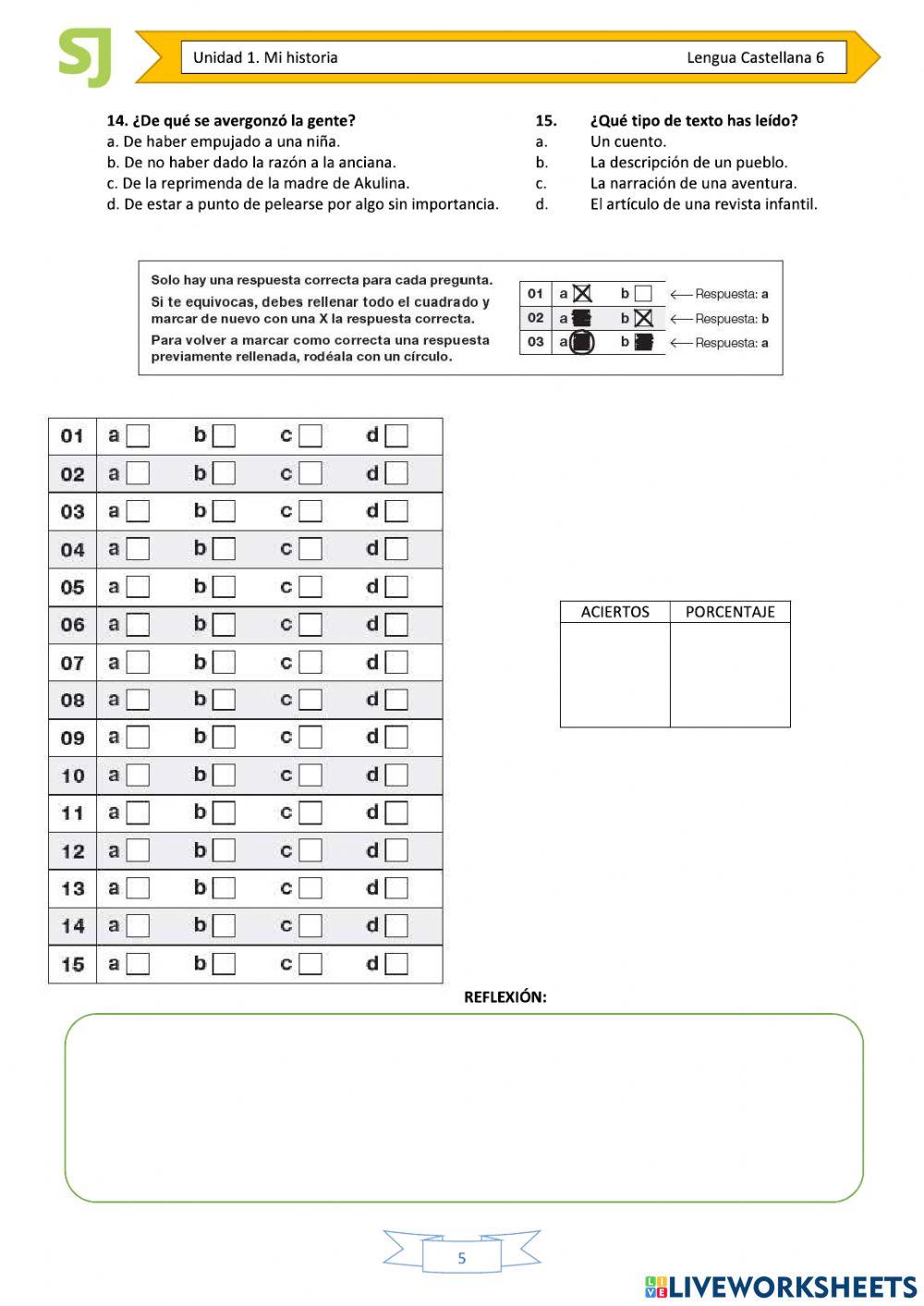 T1 6º Compr. escrita