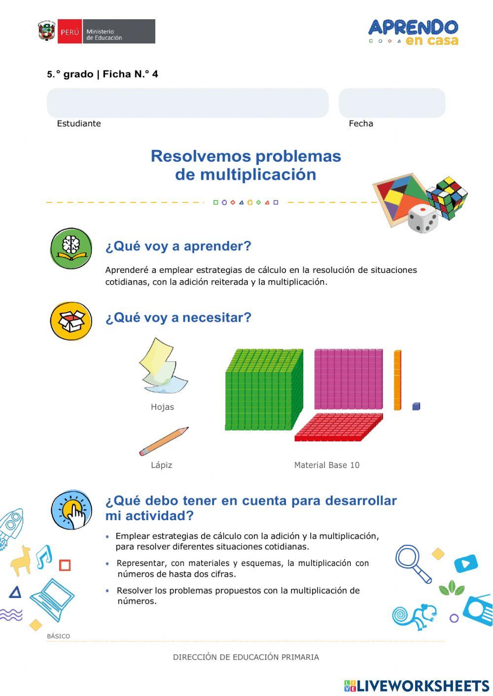 Ficha n° 4 matemática