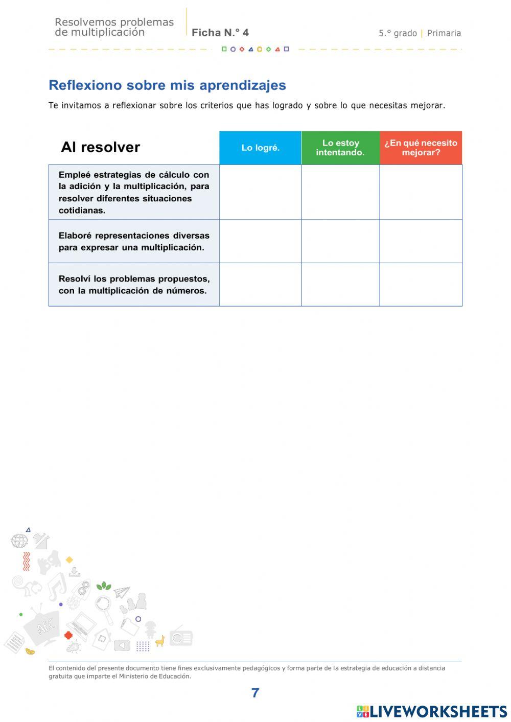 Ficha n° 4 matemática