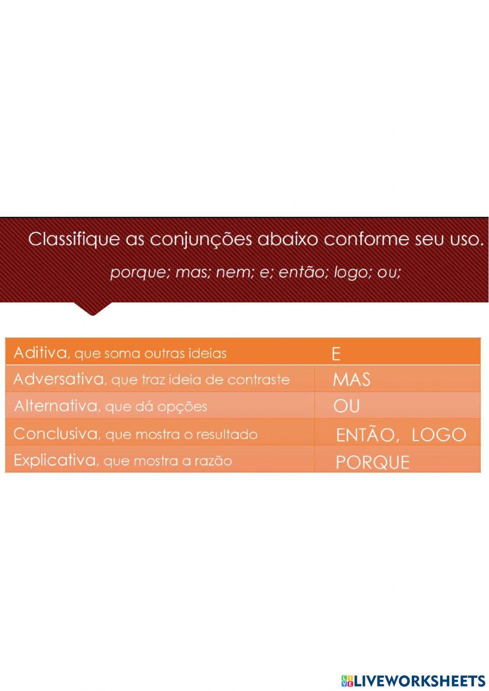 Conjunções