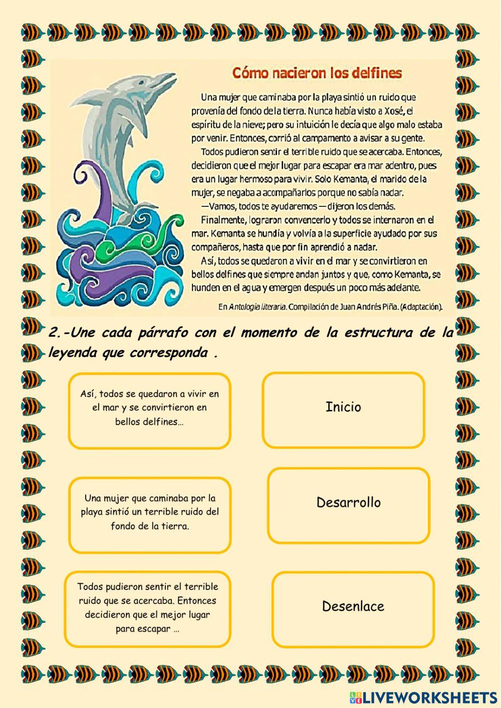 Actividad individual 2dos básicoa leyenda