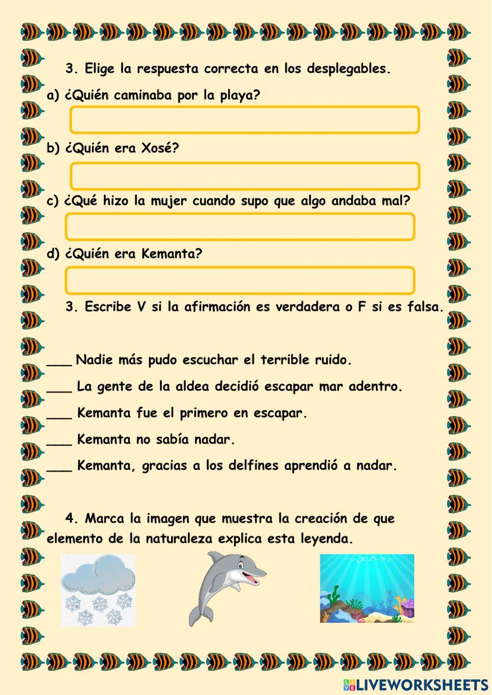 Actividad individual 2dos básicoa leyenda