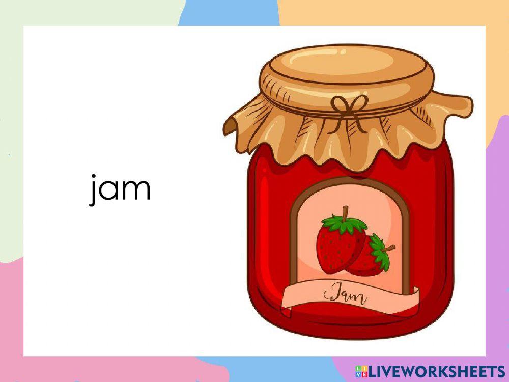 Listen and repeat: letter J-j