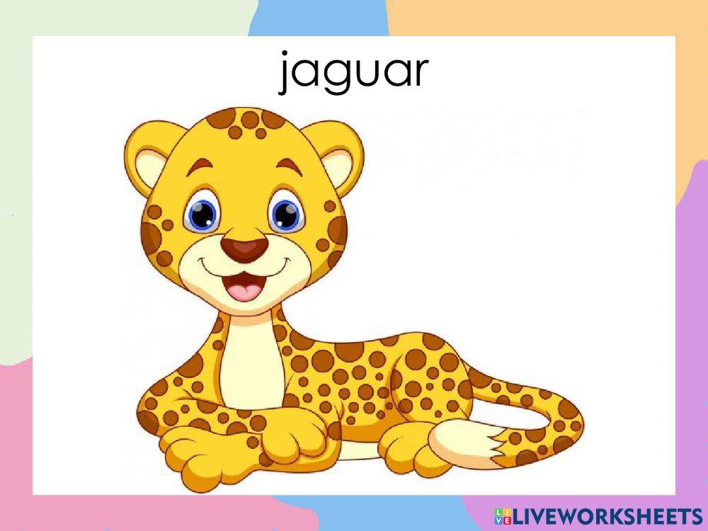 Listen and repeat: letter J-j