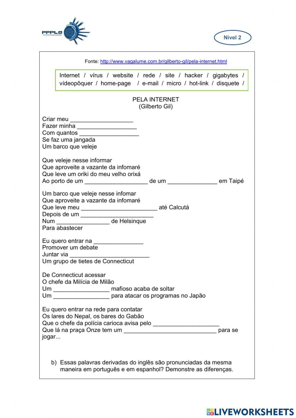 Interação com o universo tecnológico