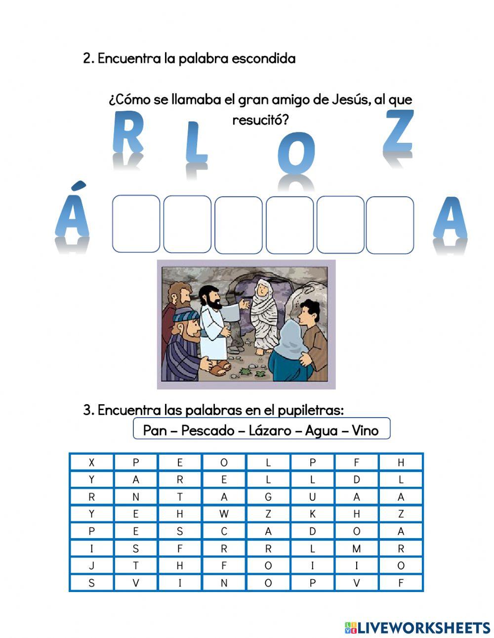 Los milagros de jesús