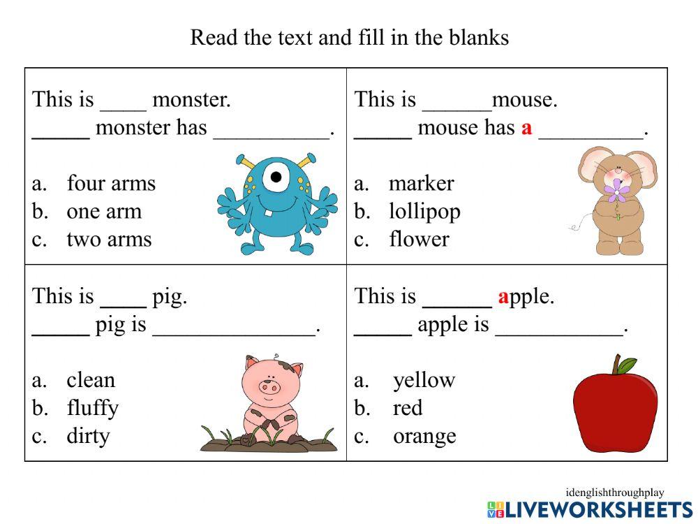 Articles :A - An-The