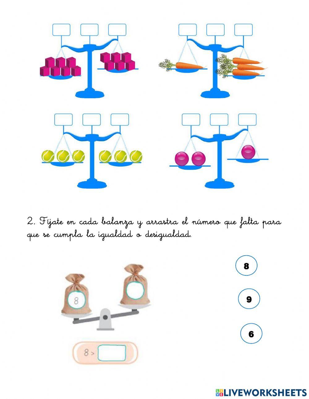 Igualdad y desigualdad