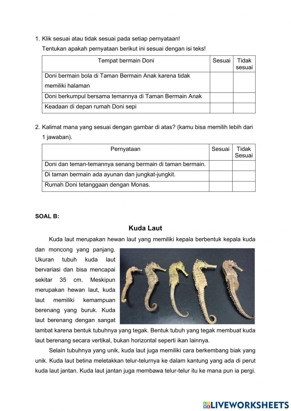 Latihan 3 AKM Literasi