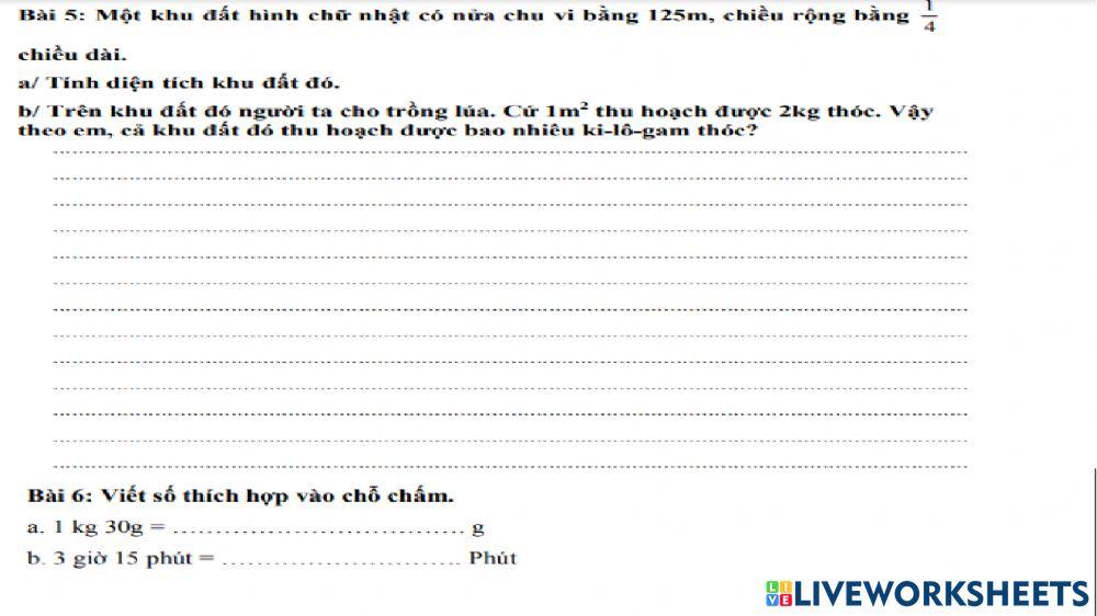 Kiem tra cuoi tuan lop 5 thu 6