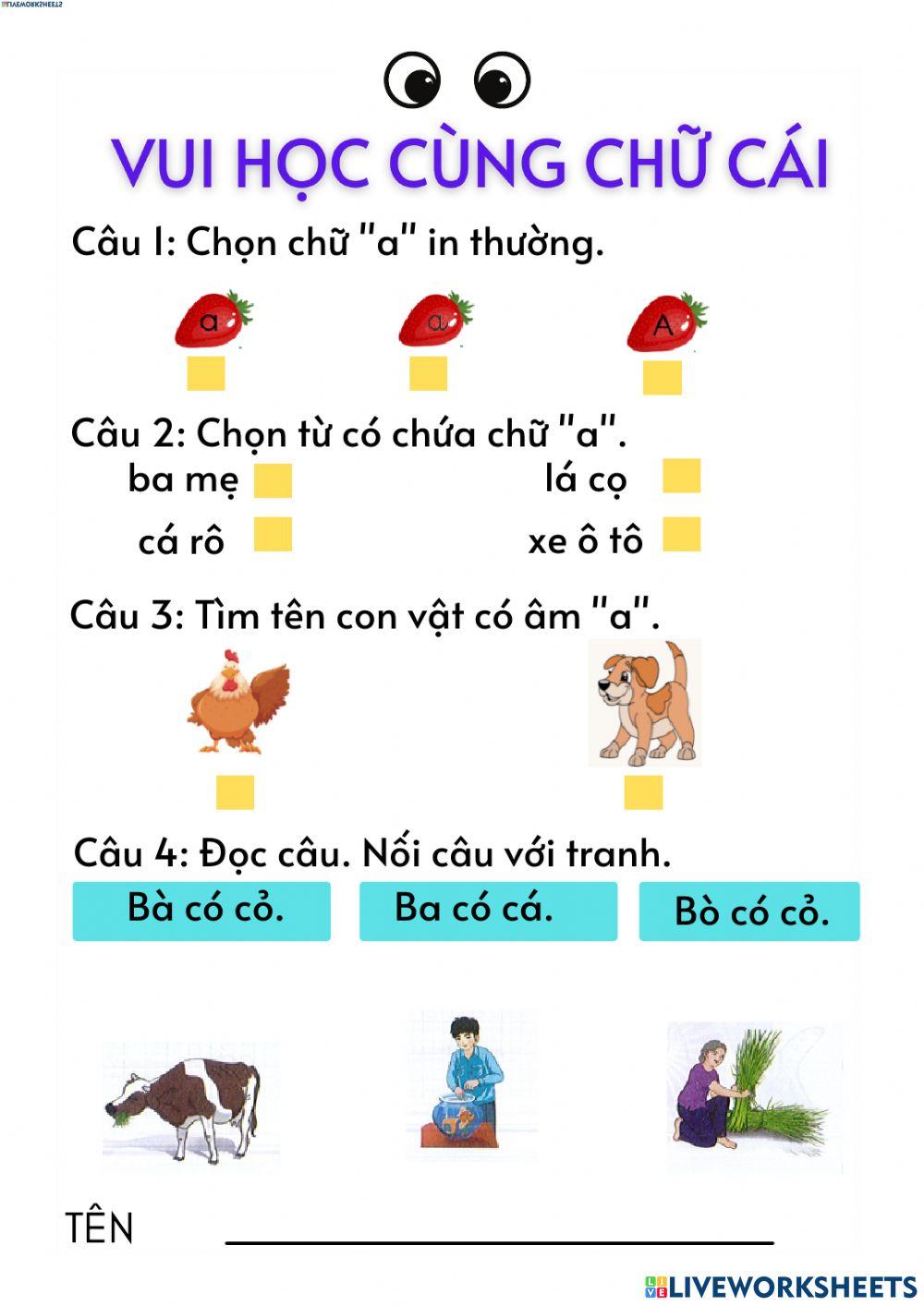 Tiếng Việt Tuần 1