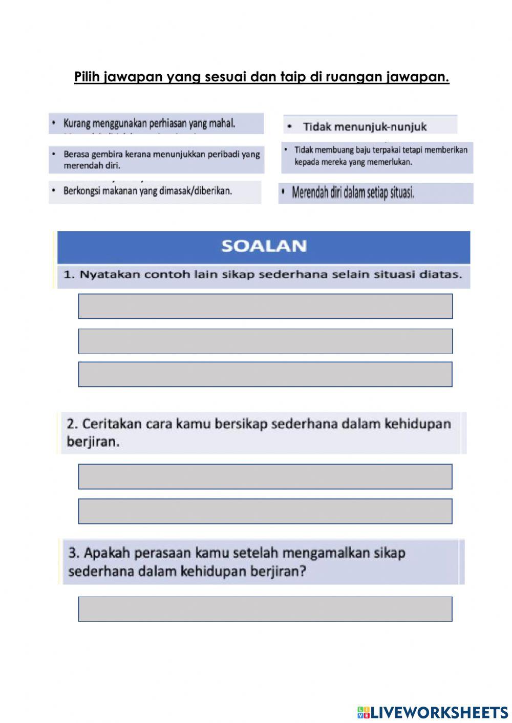 Moral Tahun 4  6.9.2021