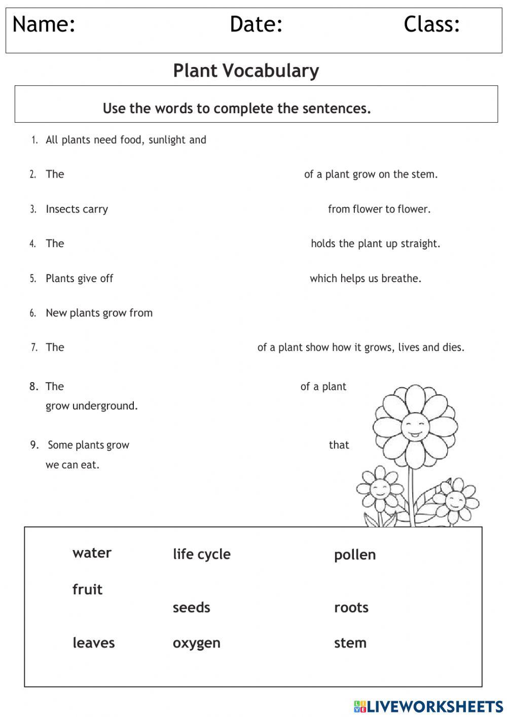 Parts of a Plat Worksheet worksheet Live Worksheets