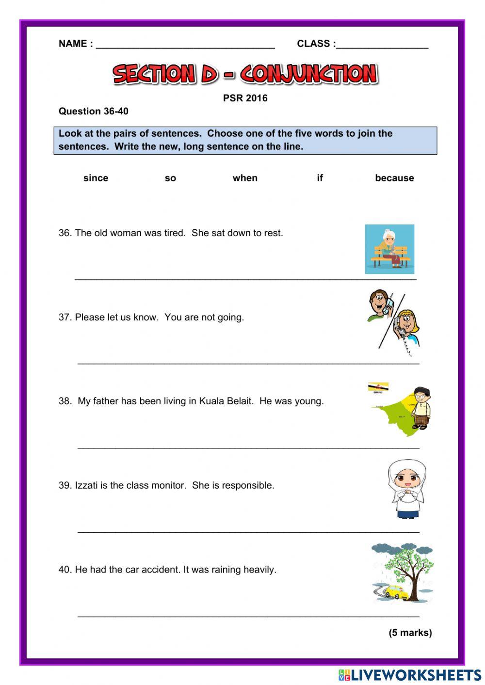Section D Conjunction PSR 2016