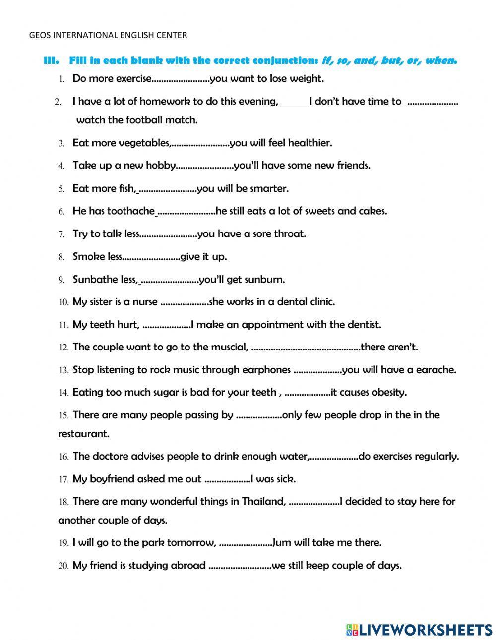 Worksheet 1-Unit 2-Grade 7