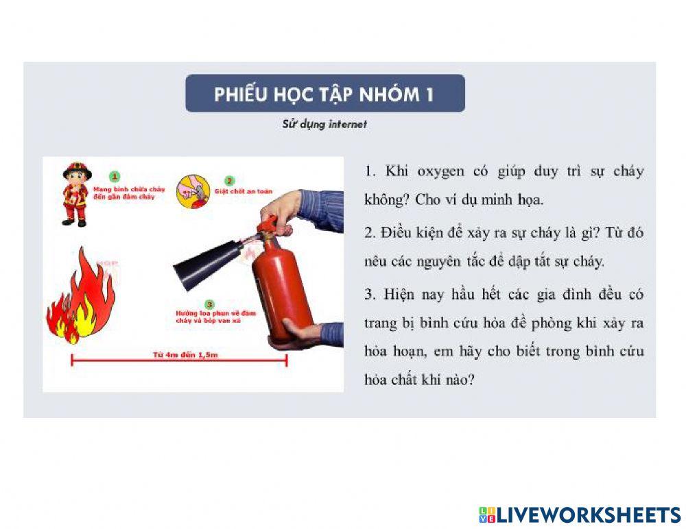 KHTN 6- Bài 7: Oxi- nhóm 1
