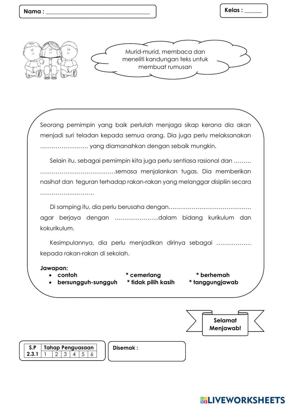 Unit 25 - pemimpin cilik